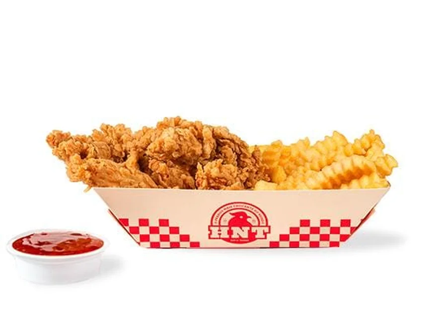 Canoa de Frango Frito Crocante — até 2 pessoas